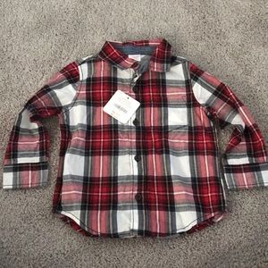 Toddler long sleeve button down